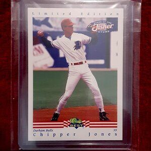 Chipper Jones - 1992-93 Classic Best Fisher Nuts Stars Of The Future – Card No.5